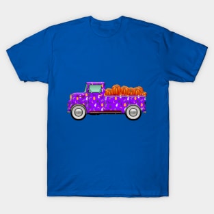 Happy Halloween Pumpkin Truck T-Shirt